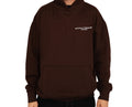 Socially Awkward Hoodie Bruin met logo